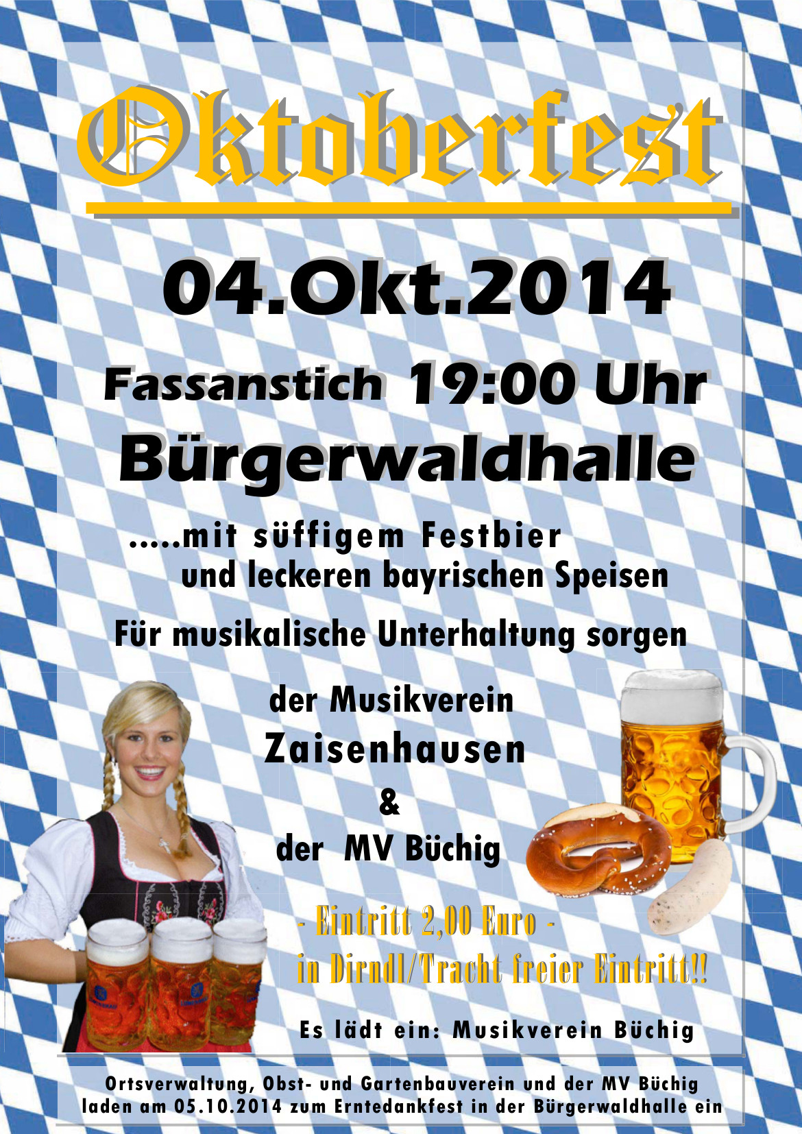 Plakat Oktoberfest 2014